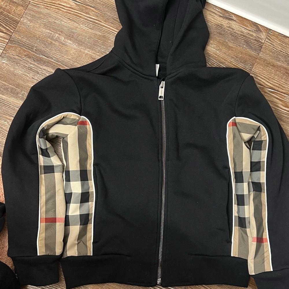 Kid Burberry Zip up sweater size 8